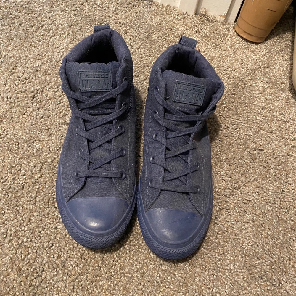 Converse Blue Monochromatic Mid-Top